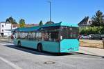 VGF/ICB Solaris Urbino 12 Wagen 202 am 06.05.18 auf der Linie 30 in Bad Vilbel Bhf. Nur an Sonntagen und Feiertagen fahren auf der Linie 30 Solobusse. Bei Werktagen sind es Gelenkzüge