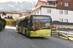 Solaris Urbino von Ledermair (SZ-415ZL) als Skibus Fügen Linie A in Fügen, Hochfügenerstraße.