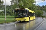 Mit Fahrplanwechsel am 9.7.2023 kam es zu umfangreichen Änderungen des Busverkehrs im Großraum Innsbruck. Der bisherige Autobahnkurs der Linie 505 nach Hall in Tirol wurde von Postbus übernommen und bindet stattdessen den Ort Ampass mit an. Solaris Urbino von Postbus (BD-16032) als Linie 505 in Innsbruck, Bleichenweg. Aufgenommen 12.7.2023.