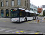 BBA  - Solaris Urbino  Nr.159  AG  441159 unterwegs auf der Linie 2 bei der zufahrt zum Bhf. Aarau am 2024.04.01