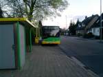 Solaris Bus der Stoag an der Endhaltestelle der Linie 987  Grahofstrae .
Bus fhrt zurck zum OLGA Park.