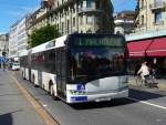 TL - Solaris Bus Nr.533  VD 1586 unterwegs in Lausanne auf der Linie 1 am 09.09.2010