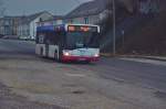 Ein Wagen der Linie 016 nach Wickrath, der Wagen ist der NEW Möbus 1207, ein Solarisbus.