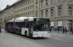 Volvo Bus mit der Betriebsnummer 831 MOONLINER auf der Linie 10 beim Bundeshaus in Bern. Die Aufnahme stammt vom 05.08.2013.