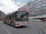 Volvo Bus mit der Betriebsnummer 809 und der Vollwerbung fr das Musical Ewigi Liebi auf der Linie 6B am Bubenbergplatz in Bern. Die Aufnahme stammt vom 14.04.2011.