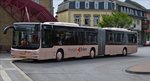 . VE 2072, MAN Lion's citiy von Voyages Ecker stand am 11.09.2016 in Mersch am Bahnhof, dieser Bus bedient die Linie Mersch bis Luxemburg, Haltestelle Badeanstalt in der Oberstadt. 