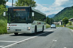 MAN-Bus von ALPETOUR, unterwegs auf der Linie Jesenice bolnica - Radovljica - Bled - Krnica. Aufgenommen am 26.5.2016 in Jesenice.