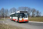 Bus Rheinland-Pfalz: Mercedes-Benz O 407 (KL-EC 36) von Schary-Reisen GbR, aufgenommen im März 2022 in Sembach, einer Ortsgemeinde im Landkreis Kaiserslautern.