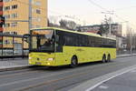 VVT Linie 4176, Bus BD-13626 von Postbus, an der Haltestelle Höttingerau-West in Innsbruck. Es besteht in Nassereith Umstiegsmöglichkeit nach Imst und Reutte. Aufgenommen 15.12.2018.