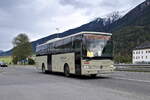 Mercedes-Benz Integro von Postbus (BD-13745) als Schienenersatzverkehr Telfs - Ötztal in Stams,  Tiroler Straße.