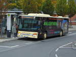 WIFI-Bustouristik (Wiessmann & Fischer KG) / MIL-WI 19 / Aschaffenburg, Luitpoldstr. (Hst Stadthalle) / Setra S 415 NF / Aufnahemdatum: 08.10.2020 / Werbung: Malerforum Elsenfeld