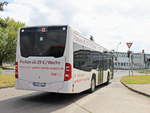 Heckpartie des Daimler Citaro von Bus Verkehr Berlin KG (BVB) am Regionalbahnhof Berlin Flughafen Schönefeld am 14.