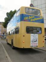 Hist. Doppeldecker der AG Traditionsbus Berlin in Berlin-Tegel, am 13. 9. 2008