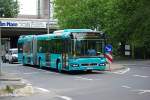 Neben den Bussen der VGF fahren auch Busse der Arriva durch Frankfurt.