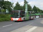 MAN Niederflurbus 3. Generation (Lion's City) auf der Linie 201 nach Leverkusen Chempark am S-Bahnhof Leverkusen Mitte.(9.7.2012)
 
