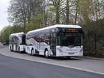Göppel Go4City - MEI NV 190 + Göppel Go4CityT - MEI NV 191 - in Meißen, Busbahnhof - am 23-April 2016