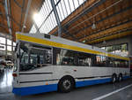 Ein Oberleitungsbus MAN Solo SL 172 HO war im Verkehrszentrum München zu sehen.