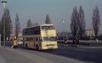 Berlin Buslinie 4 (Bssing-Doppeldeckbus fr Fahrgastfluss, Baujahre 1963-64) Messedamm am 4.