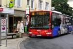 Juli 2012 / Mercedes Citaro O 530 K hier eingesetzt als Stadtbuss der MVG auf der Linie 40 - gesehen wurde der Wagen 153 nahe Stadtmitte von Ldenscheid..