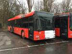 MAN NÜ 313 von Saar-Pfalz-Bus (SB-RV 214), Baujahr 2001. Aufgenommen am 15.01.2015.