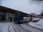 Setra Bus, als Schienenersatzverkehr, am 12.02.10, am Bahnhof/Eschede, (Nidersachen).