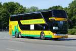 #busretten -Buskorso mit einem Setra S 431 DT von 'Hoppe Reiseverkehr'. Berlin Tiergarten /Großer Stern am 27.05.2020.