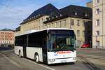 Bus Chemnitz: Irisbus Crossway LE der Horst Zacharias Verkehrsbetrieb GmbH & Co. KG, aufgenommen im Mrz 2017 in der Nhe vom Omnibusbahnhof in Chemnitz.