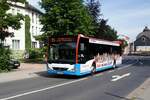 Bus Eisenach / Bus Wartburgkreis: Mercedes-Benz Citaro C2 (EA-WM 17) vom Verkehrsunternehmen Wartburgmobil (VUW), aufgenommen im Juni 2021 im Stadtgebiet von Eisenach.