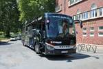 Bohr Reisen Setra 5000er der für Eintracht Frankfurt fährt am 26.05.18 in Riederwald. Auch die Profis Fahren mit diesem Bus