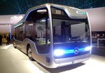 IAA 2016 in Hannover. Zu sehen hier der Mercedes Benz Future Bus. Aufnahme vom 25.09.2016