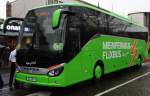 Nagelneuer MeinFernbus/Flixbus Setra Reisebus am 20.11.15 in Heidelberg Hbf  