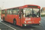 Mercedes O 307 berlandbus Busverkehr Rheinland BVR, Dsseldorf, ehemaliger Bahnbus  Standard-1-berlandbusse wie dieser Mercedes O 307 wurden bei der BVR noch bis zum Jahr 2000 gelegentlich