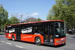 Bus Mainz: Setra S 415 NF vom Omnibusbetrieb Karl Lehr GmbH & Co. KG, unterwegs im Auftrag des Omnibusverkehr Rhein-Nahe / Rhein-Nahe-Bus, aufgenommen im Mai 2017 an der Haltestelle  Goethestrae  in Mainz.