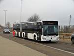Autobus Sippel Mercedes Benz Citaro 2 G am 02.12.17 in Mainz als Stadionverkehr.