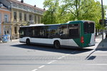 Am 05.05.2016 fährt P-AC 134 auf der Linie 692 zum Klinikum in Potsdam. Aufgenommen wurde ein Mercedes Benz Citaro II, Potsdam Charlottenstraße.

