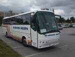 Warnow-Reisen als Transferbus fr Reisende der Aida-Luna.Aufgenommen am 11.07.09 in Hhe Rostock Hauptbahnhof/Sd
