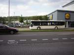 Ein Citaro Bus fhrt die Haltestelle Schneidershof in Saarbrcken an.