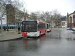 Hier sind nochmal die Busse von Saar-Pfalz-Bus an der Haltestelle Landwehrplatz in Saarbrcken zu sehen.