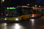 B-HR 8411 auf der Linie 234 in Alt-Kladow. Aufgenommen am 19.12.2013.