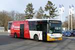 Iveco Crossway 12 LE von 'mobus' Märisch-Oderland Bus. Im Shuttle Service zur Intl. Grüne Woche 2020 Berlin.Am Olympiastadion - Berlin im Januar 2020.