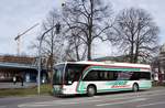 Bus Chemnitz: Mercedes-Benz Citaro LE Ü der Regiobus Mittelsachsen GmbH, aufgenommen im März 2017 am Omnibusbahnhof in Chemnitz.