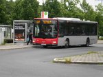 MAN Niederflurbus 3. Generation (Lion's City) auf der Linie 727 nach S-Bahnhof Düsseldorf Reisholz an der Haltestelle Düsseldorf-Wersten Südpark.(16.7.2016)
