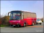 In Uebigau mchte sich ein neues Reiseunternehmen (HM-Reisen) etablieren. Neben einem Kleinbus fr Gruppentransporte, wurde auch dieser kleine Reisebus, ein MAN Clubstar, fr grere Fahrten angeschafft. Uebigau, 22.02.07. 
