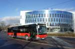 Bus Mainz: Mercedes-Benz Citaro Facelift der Südwest Mobil GmbH (Rhein-Nahe-Bus in der Lackierung der Wiener Linien GmbH & Co KG), aufgenommen im Dezember 2015 in der Nähe der Haltestelle