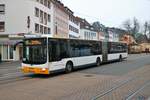 DB Regio Bus Mitte MAN Lions City G Wagen 308 am 28.12.18 in Mainz Schillerplatz