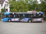 Ein neuer Citaro Bus der Saabahn wartet auf seinen Einsatz in Brebach auf dem Busbahnhof.