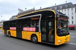 Bus Dänemark / Region Seeland / Region Sjælland: MAN Lion's City Hybrid - Wagen 8412 von Trafikselskabet Movia (Eigentümer Fahrzeug: Keolis Danmark A/S), aufgenommen im Mai 2016 in der Innenstadt von Kopenhagen.