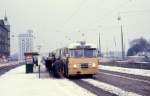 Kopenhagen KS / AB Buslinie 35 (Leyland-DAB 920) Amager Boulevard am 13. Februar 1970.