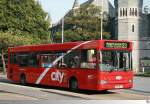 Plaxton Pointer2  Plymouth City Bus  # 16, aufgenommen am 7. August 2014 in Plymouth / England.