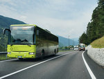 Ein Irisbus Crossway der SAD, unterwegs als Linie 401 (Bressanone, Stazione/Brixen, Bahnhof - Brunico, Autostazione/Bruneck, Busbahnhof).